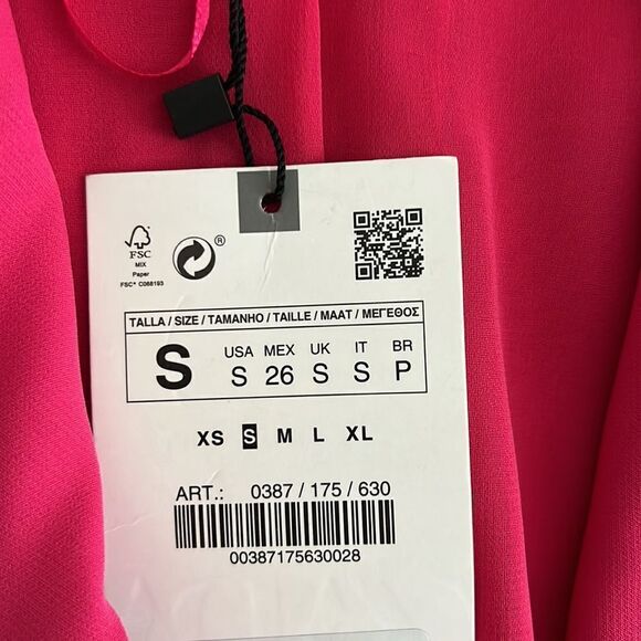 ZARA | Fuchsia | BUCKLE BELT BLAZER JUMPSUIT - Picture 15 of 15